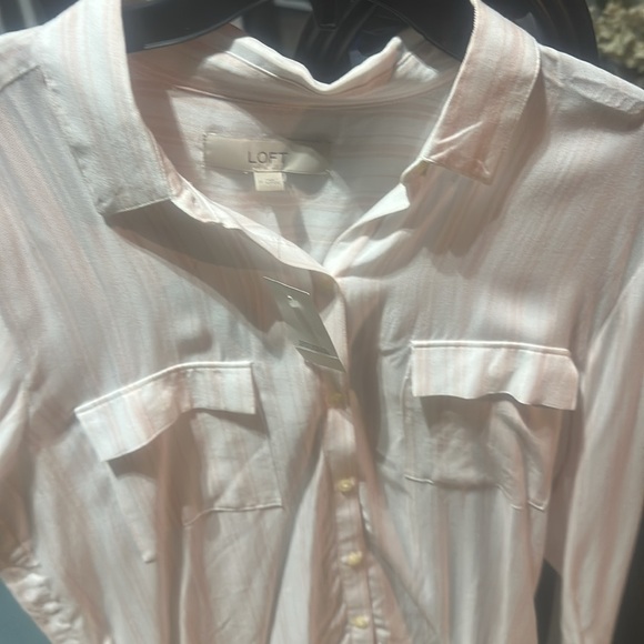 LOFT M NEW Button-Down Collared Shirt NWT - Picture 7 of 7